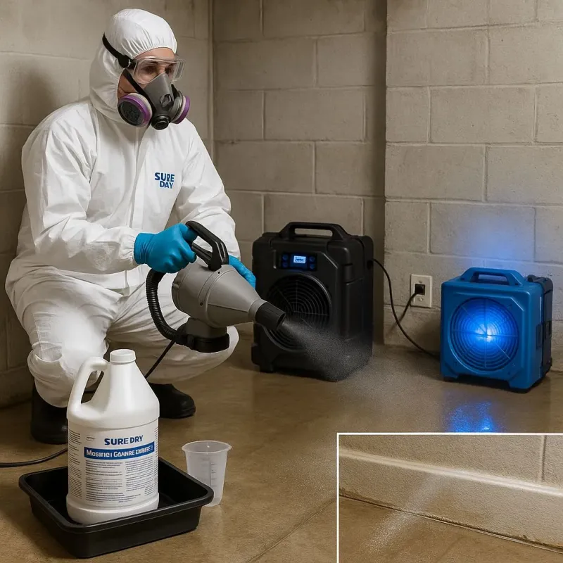 Sanitization and Odor Removal process in Eagle Mountain, TX
