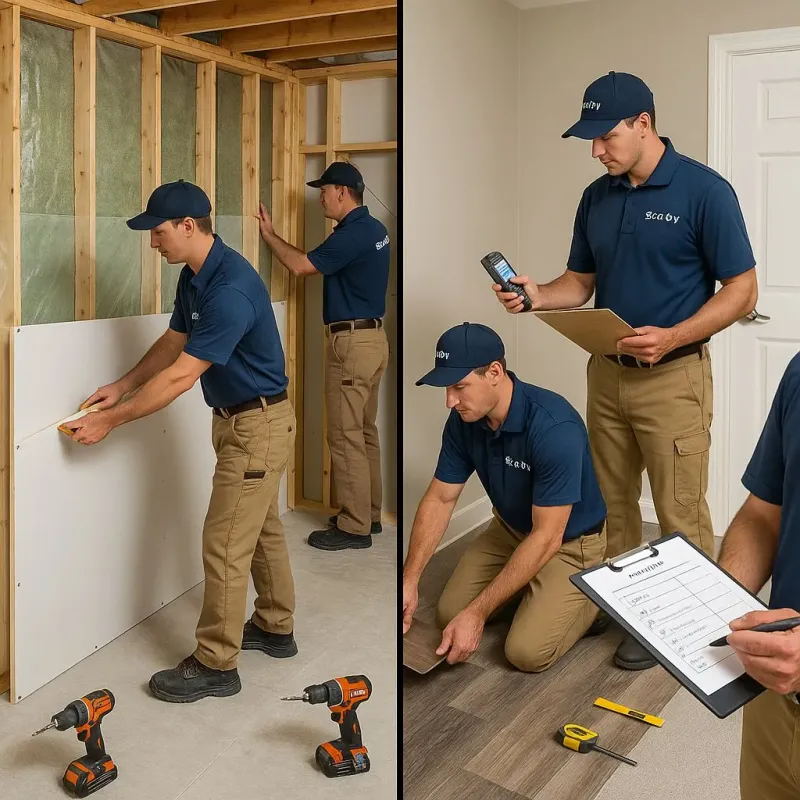 Repairs and Reconstruction process in Eagle Mountain, TX